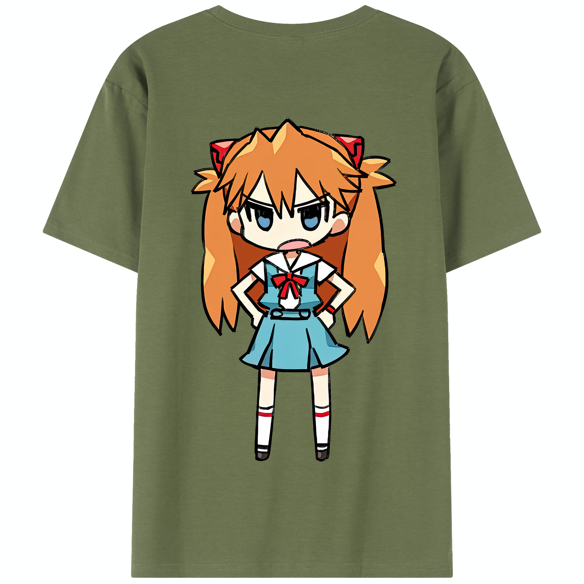 （画像用） EVA 新世紀エヴァンゲリオン 綿100％半袖Tシャツ（背面プリント）